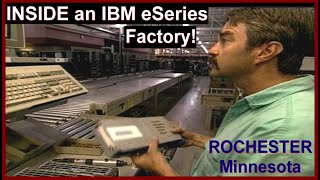 LOOK INSIDE an IBM Server Factory Behind the Scenes Rochester MN AS400 computers eSeries 1990s [upl. by Yeltnerb]