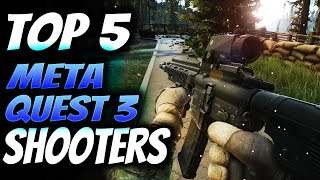 Top 5 Meta Quest 3 Shooter Games [upl. by Ilyse]