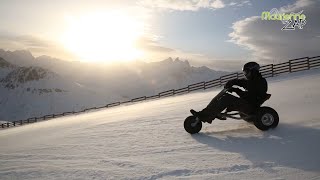 Descente des pistes de Valloire en « Mountain kart » [upl. by Jain618]