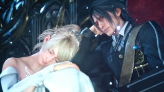 FINAL FANTASY XV  Noctis and Luna Wedding Secret Ending Cutscene [upl. by Ahsinnek]