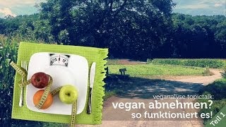 Vegan abnehmen So funktioniert es  topictalk [upl. by Cinom316]