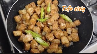 SISIG TUFO HOW TO COOK SISIG TOFU  Marilyn9887 [upl. by Corella127]