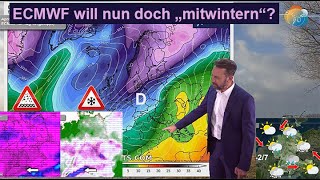 ECMWF will quotmitwinternquot Mittelfrist mit deutlichen FrühwinterTrend Wettervorhersage 20261123 [upl. by Lamej]