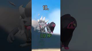 Top 10 HIGHEST HP Stats in Pokemon ScarletViolet [upl. by Phelgon905]