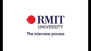 The interview process  RMIT University [upl. by Jaycee]