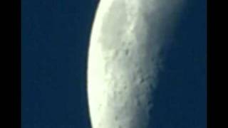 Moon Through Celestron C70 Maksutov Scope Second Attempt [upl. by Noreh]