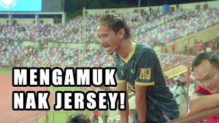 MENGAMUK penyokong Sabah FC nak minta jersey Sekali Arif Aiman yang datang [upl. by Mungo367]