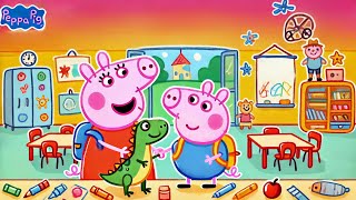 Peppa Pig  Der Erste Tag Im Kindergarten [upl. by Anazus109]