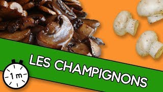 Champignons sautés  Astuce YouCook [upl. by Eisus]