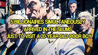 5 Billionaires Simultaneously Arrived In The Slums Just To Visit A 20yearold Poor BoyManhwa Recap [upl. by Timus]