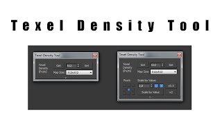 Texel Density Tool  Detaylı anlatım [upl. by Nnairam]