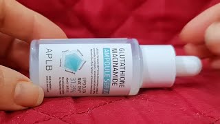 APLB  Glutathione Niacinamide Ampoule Serum UrduHindi Review [upl. by Enawd]