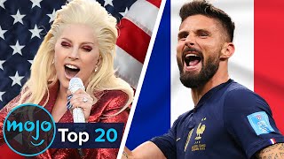 Top 20 Greatest National Anthems of All Time [upl. by Fernanda]