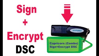 How to download capricorn signing and encryption combo dsc in token  How to download tender dsc [upl. by Melvyn100]