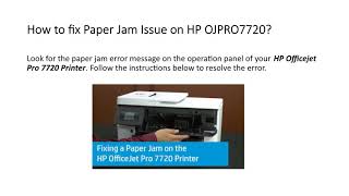 HP Officejet Pro 7720 Troubleshooting Guidance  123hpcomojpro7720 [upl. by Burgener325]