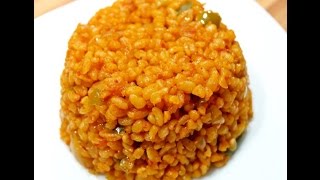 Orientalischer Bulgur  Reis  Bulgur pilav vegan  passt super zu Fleischgerichten [upl. by Matti]