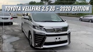 Toyota Vellfire 25 ZG  2020 New Japan Recon  Johor Bahru  Recon Car by Jorden [upl. by Acirt]