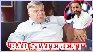 Sam Allardyce calls out Gareth Southgate for bad statement about England squad [upl. by Bornstein]