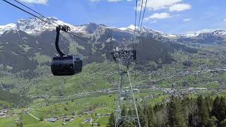 Eigergletscher  Grindelwald Eiger Express Seilbahn schweiz jungfraujoch eiger [upl. by Nonnah]