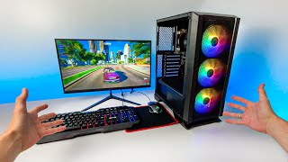 PC GAMER COMPLETO MAIS BARATO DA PICHAU  TESTES EM JOGOS [upl. by Aelak]