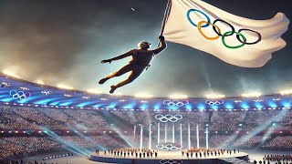 Tom Cruise Carries the Olympic Flag at Paris 2024 to LA28 Handover  Closing Ceremony [upl. by Apollo]