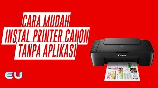 Cara instal printer canon E410 menggunakan DVD [upl. by Annahsal135]