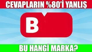 BU HANGİ LOGO 10 SANİYEDE BULABİLİR MİSİN Logo Bulmaca Testi [upl. by Adnilem]