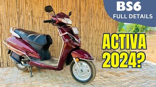 Honda Activa Dlx 110cc in 2024🧐 Activa dlx fully detailed review in Hindi  000₹ ON ROAD PRICE [upl. by Ennaer416]