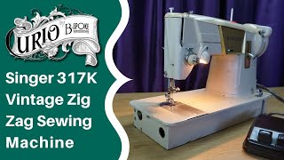 Singer 317K 327 Zig Zag Vintage Sewing Machine [upl. by Charpentier]