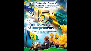 St Vincent amp The Grenadines 45th Anniversary of Independence Flag Raising Ceremony 2024 [upl. by Asatan97]