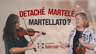 DÉTACHÉ MARTELÉ amp MARTELLATO  What exactly IS the difference  Violin Techniques [upl. by Austreng]