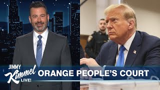 Jimmy Kimmel Worried About Trump MAGA Media Cries Rigged Trial amp Taylor Swifts New Album Drops [upl. by Eleik]