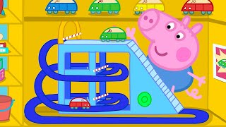 George Loves Playing With Toy Cars 🚗  Peppa Pig Tales Full Episodes [upl. by Oren]