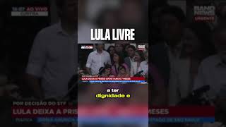 LULA LIVRE ✊🏽 Há 5 anos o Presidente Lula era inocentado e saia livre de Curitiba Lula [upl. by Rockey]