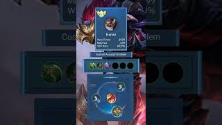 Hanzo best build 2024  Mobile legends [upl. by Lady174]