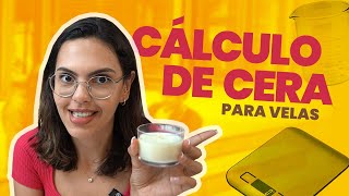 Aprenda a calcular a quantidade correta de cera para suas velas aromáticas [upl. by Ellary]