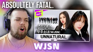 WJSN 우주소녀 UNNATURAL SUIT DANCE  REACTION [upl. by Allak]