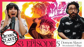 HYPE  Demon Slayer  Swordsmith Village Arc  Season 3 Episode 5 Reaction [upl. by Meelak]