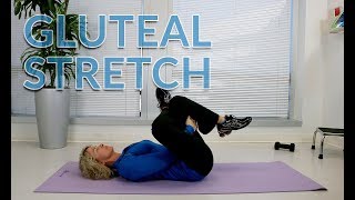 How to do a gluteal stretch to reduce back pain [upl. by Nitsir]