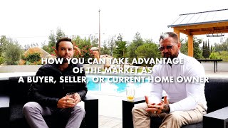 HOW TO TAKE ADVANTAGE OF THE MARKET AS A BUYER SELLER OR CURRENT HOME OWNER [upl. by Ellen]