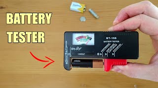 Best Battery Tester Checker for Small Household Batteries AA AAA 9V [upl. by Anit]