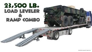 Step Deck Trailer Ramp and Load Leveler [upl. by Odirfliw350]