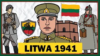 Litewskie powstanie antysowieckie 🇱🇹 Powstanie Czerwcowe 1941 [upl. by Suertemed]