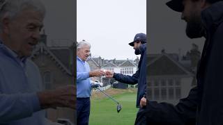 Caddy returns new Captains drive at the Old Course 👏 golf standrews [upl. by Gian]