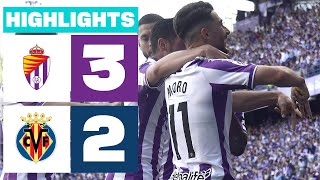 Resumen de Real Valladolid CF vs Villarreal B 32 [upl. by Sheeree]