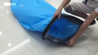 INSTRUCTIONAL VIDEO  How to Inflate the Inflatable Lounger [upl. by Kesley]