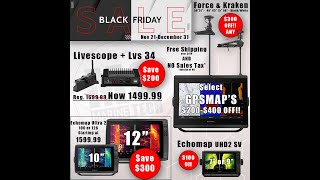 Livescope Plus on SALE  Garmin Holiday Sale is LIVE [upl. by Eiral]