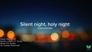 Silent Night Holy Night Instrumental  PTL 97  FarsiPersian Lyric Video [upl. by Deraj812]