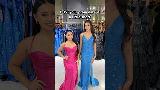 Short kings and queens😂 prom promdress formal formaldresses dress dresses fashion [upl. by Liatrice]