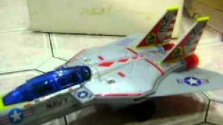 Vintage Toy Battery Operated F14 [upl. by Adlesirhc]